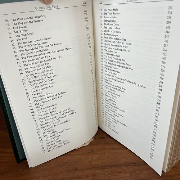 Grimm's Fairy Tales Leather Bound Hardcover Book Borders Classics 2001 - Picture 9 of 15